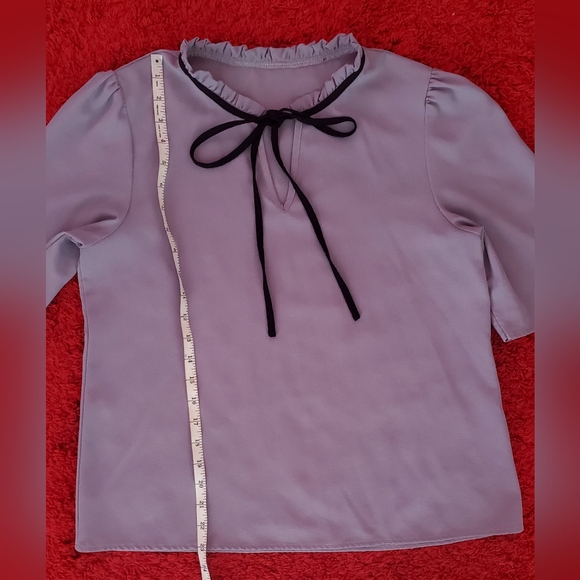 Tie Neck Shirt - Picture 3 of 3